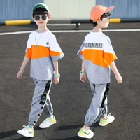 baby boy handsome cute summer short sleeved set 2022 summer childrens clothing fashion two piece set