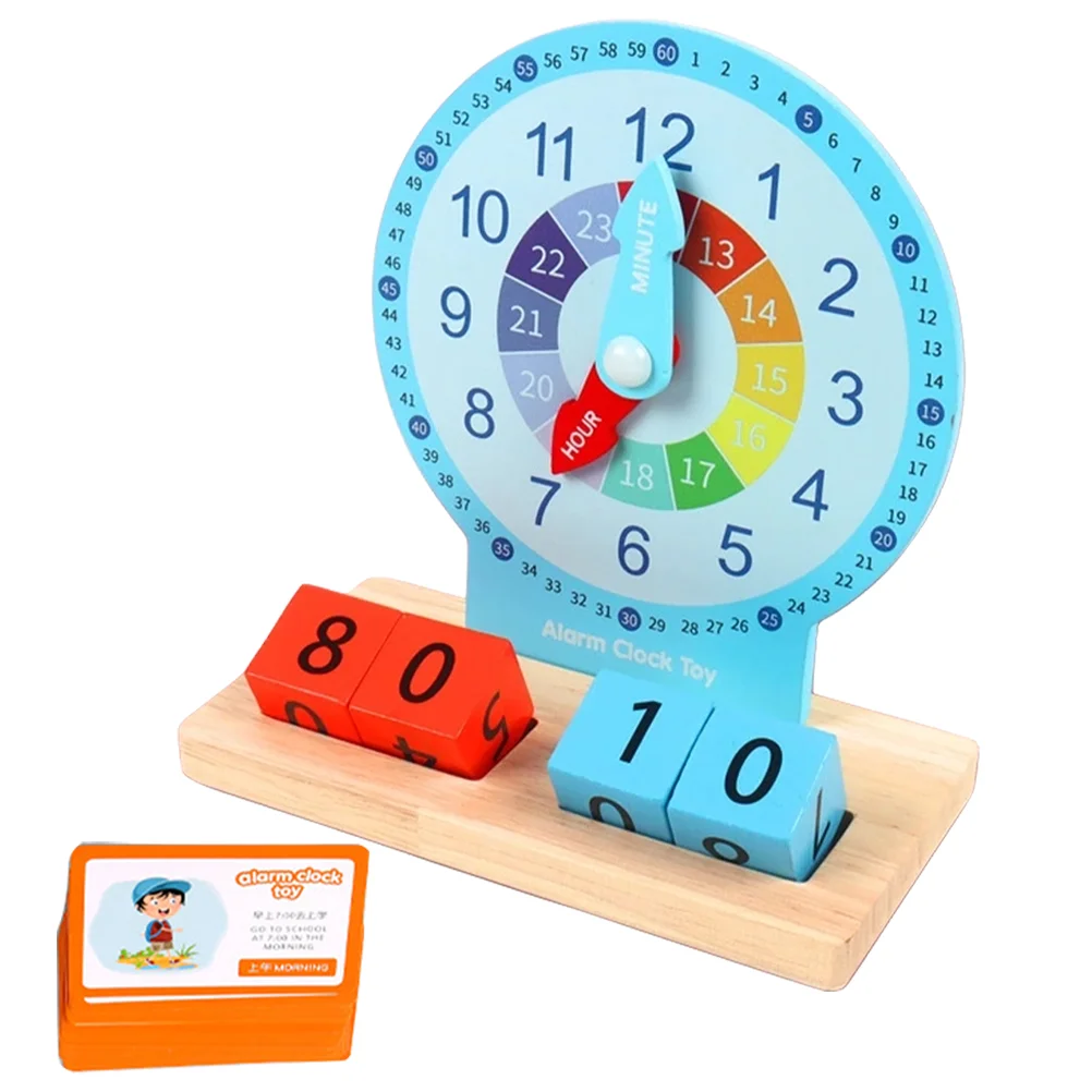 

Часы, обучающие материалы, мультяшная модель, деревянное время, познавательная игрушка, детские игрушки для детей в возрасте 5-7 лет