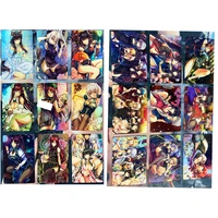 18pcsset acg beauty girls cheongsam dress oriental project refraction sexy girls hobby collectibles game anime collection cards