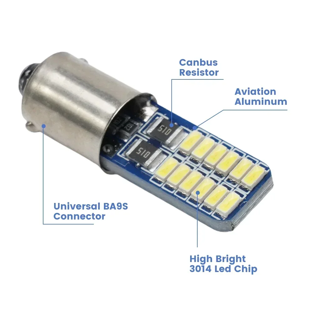Совершенно новые индикаторы приборной панели 12 В постоянного тока 2 Вт 4014 чип CANBUS
