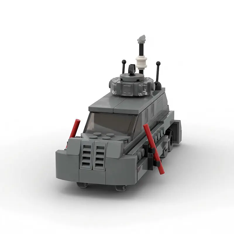 Фото Модель внедорожника-перехватчика торнадо Storm Destroy Parking Lot Chaser MOC TIV 2 с пусковой установкой, конструктор №2