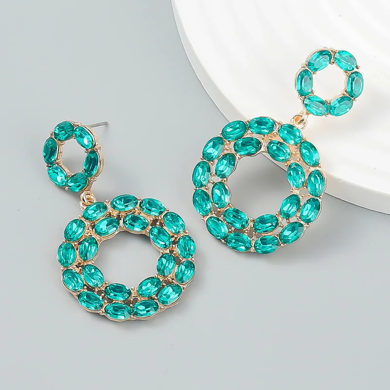 Женские серьги-подвески высокого качества свадебные украшения роскошные в виде