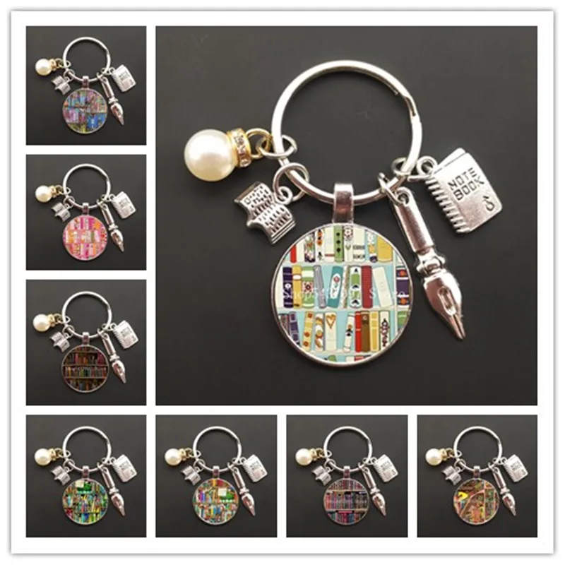 Брелок для ключей в стиле ретро ретро-книга с фото пар ювелирных изделий сумок