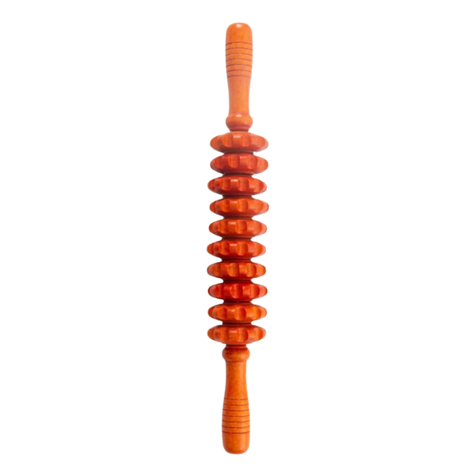 

Wooden Massage Roller Anti Cellulite Muscle Roller Stick Roller Lymphatic Drainage Tool Body Sculpting Tool Non-Slip Handle