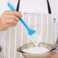 long handle silicone cake cream spatula one piece pastry scraper non stick salad butter mixer pies pizza cooking baking tools