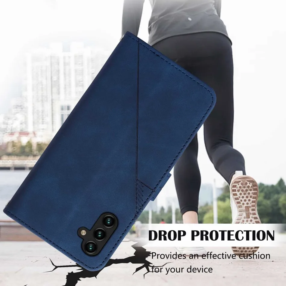 Кожаный чехол-книжка в стиле ретро для телефона Samsung Galaxy A02 A02S A03 A04 Core A03S A04E A04S A05 A05S