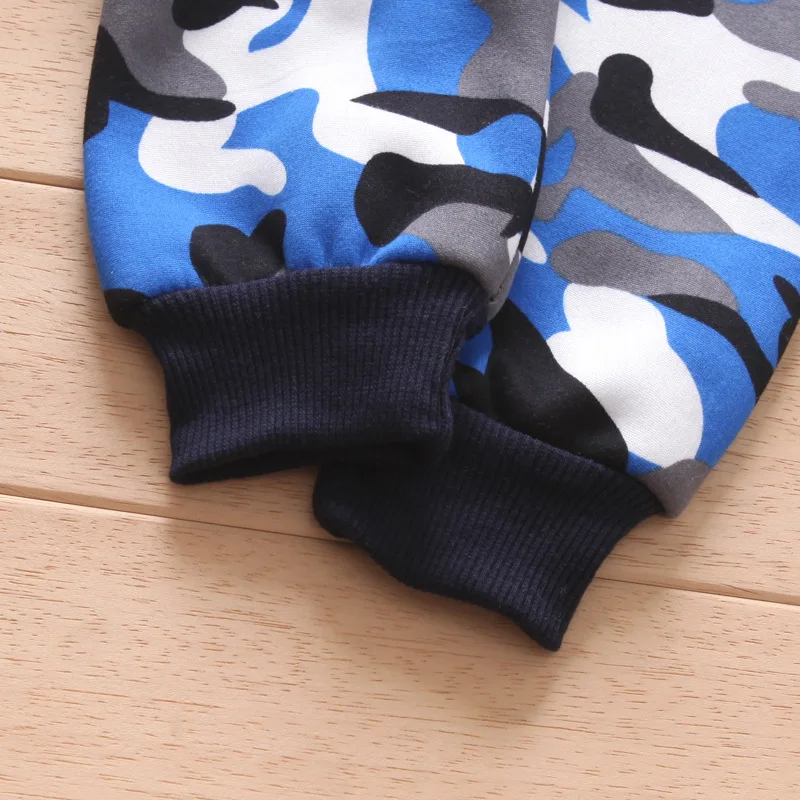 DIIMUU 2 шт. модная одежда для маленьких мальчиков и девочек камуфляжная на молнии