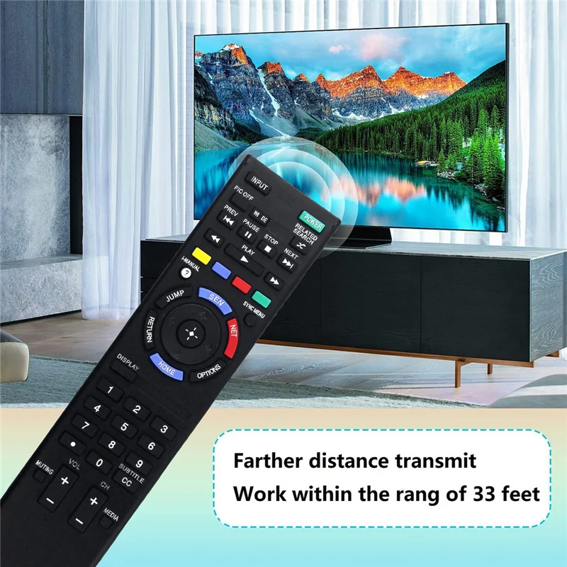RM-YD089 Замените пульт дистанционного управления для телевизора Sony KDL-32W600A KDL-32W650A