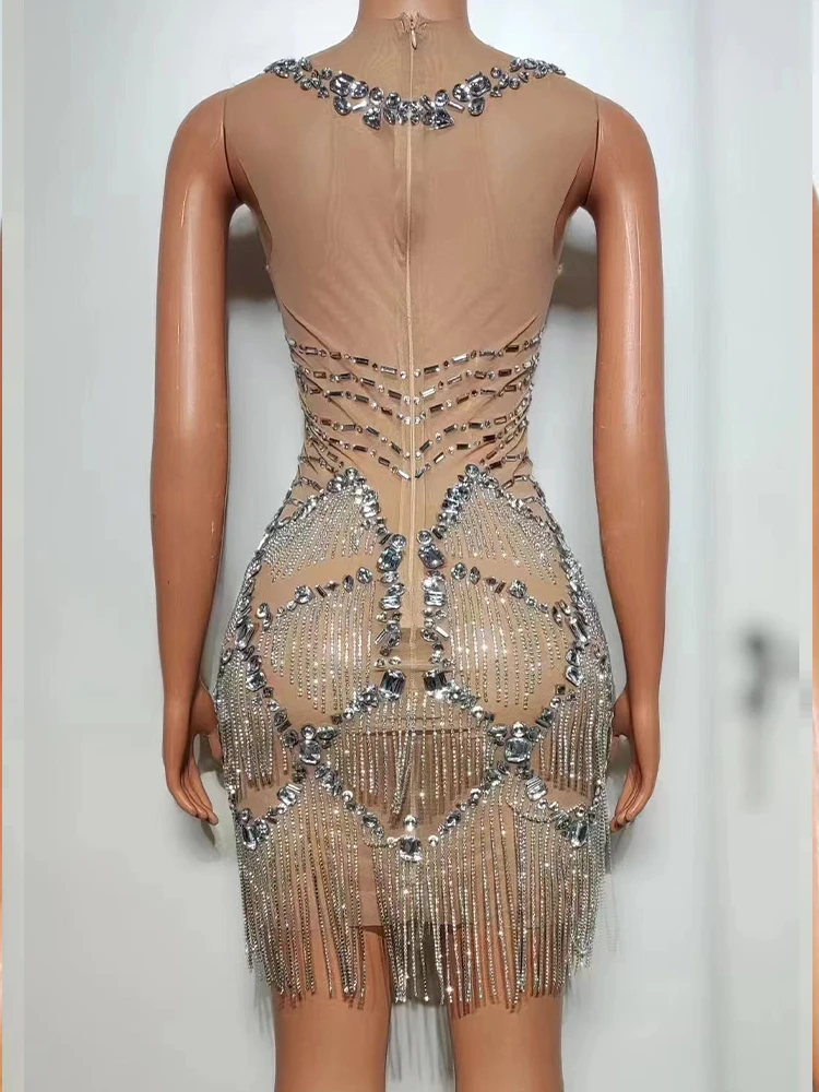 Высококачественное популярное соблазнительное платье с кисточками и