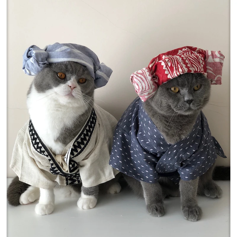 Pet Dog Clothes Thin Summer Festival Kimono Cat Puppy Clothing Maltese Pomeranian Yorkshire Schnauzer Poodle Japan Bathing Suit