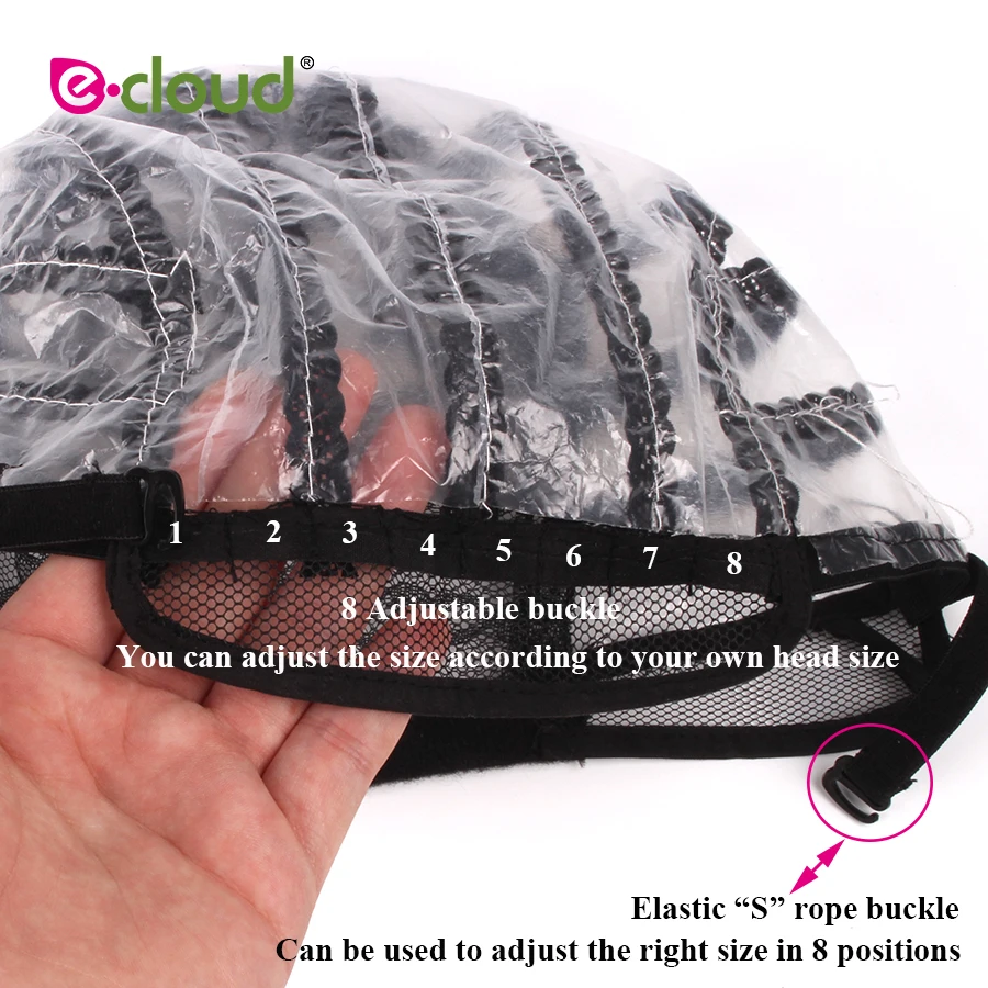 10pcs/bag Double Lace Adjustable Wig Caps Weave Breathable Durable Hot Black Coffee Beige Dome Cap For Wig Hair Net Easy To Use