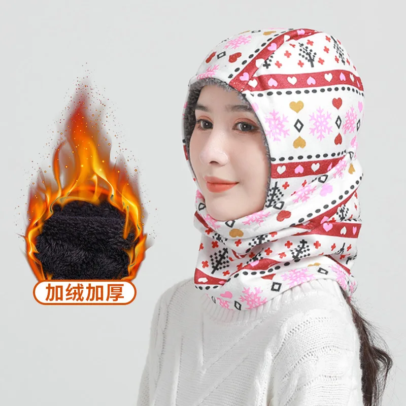 

Motorcycle Warm Head Cover Winter Riding Windproof Thermal Hat Electric Bicycle Winter Face Protection Full Face Equipment Mask