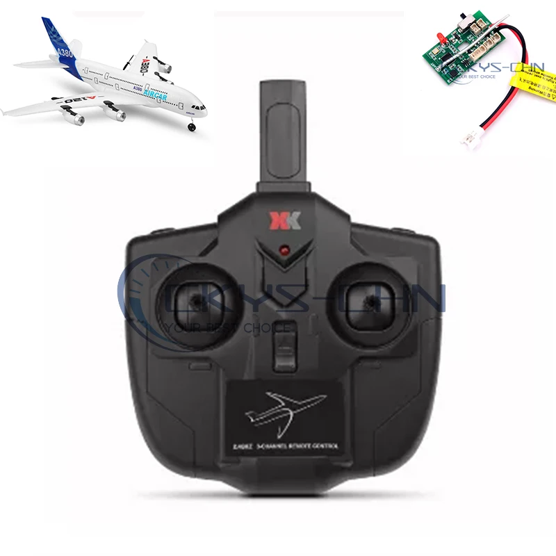 WLTOYS A120 пульт дистанционного управления 2,4G передатчик и приемная плата для WLtoys A380 RC самолет запасные части