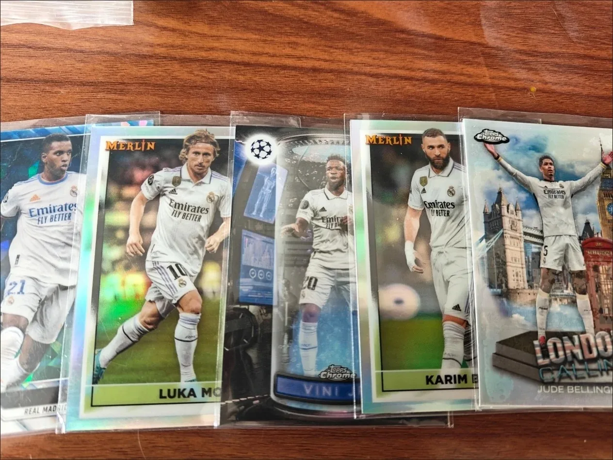 Подлинная коллекция карточек PANINI Football Star Topps, подлинная карта Top Club Football Star, гарантированная конфигурация, 1 упаковка, 5 карточек (art.: 3920d3a1edc95) - 3920d3a1edc95
