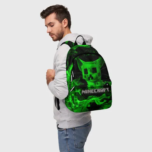 Фото Рюкзак 3D MINECRAFT CREEPER CAT №4