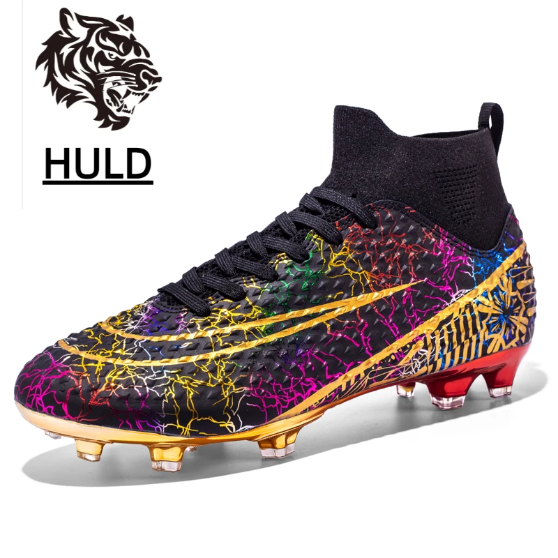 

Новинка Мужская футбольная обувь HULD позолоченная гальванизированная подошва чемпионата мира по футболу 33-46 Мужская обувь nike