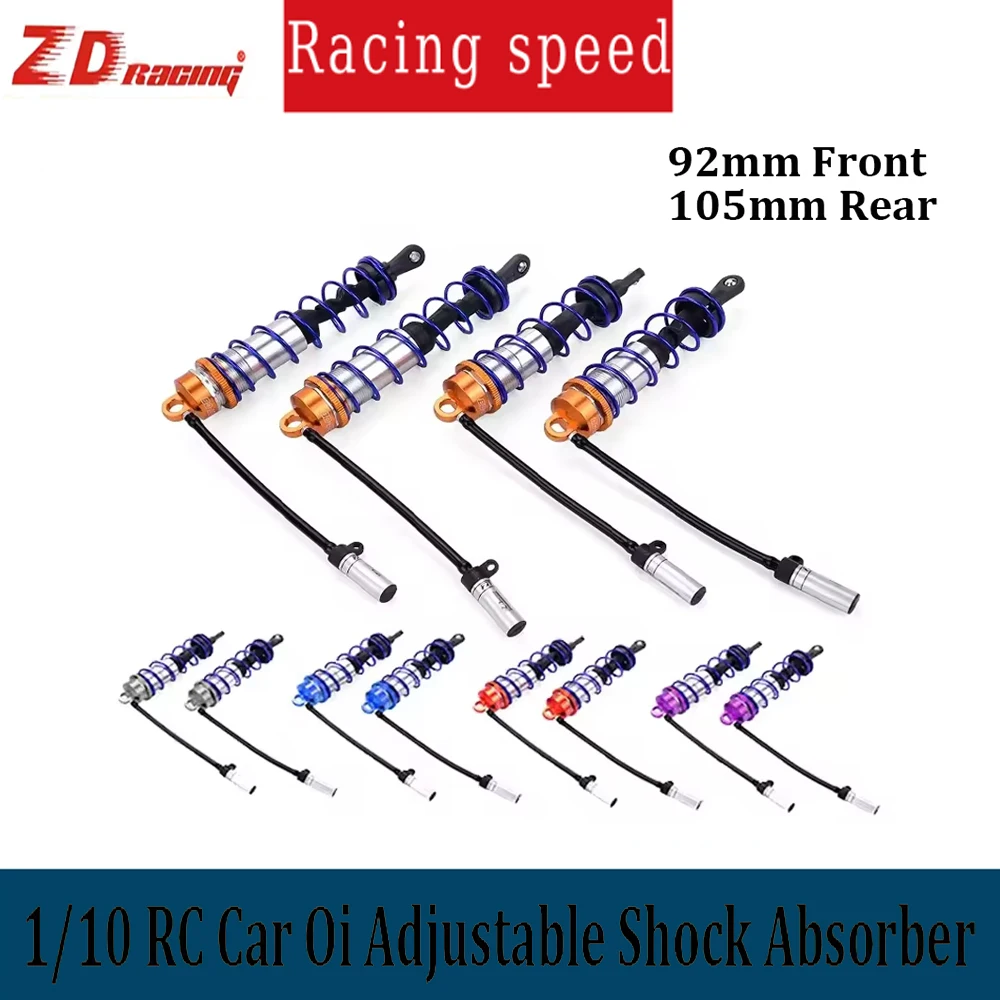 Масляный регулируемый амортизатор 92 мм передняя и задняя демпферная подвеска 105