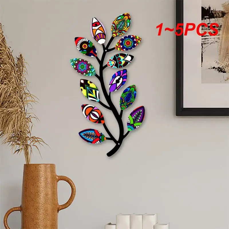 

1~5PCS Metal Tree Branch Wall Decor Iron Art Ornament for Bedroom Indoor Outdoor Patio Decorative Wall Decor Window Artwork