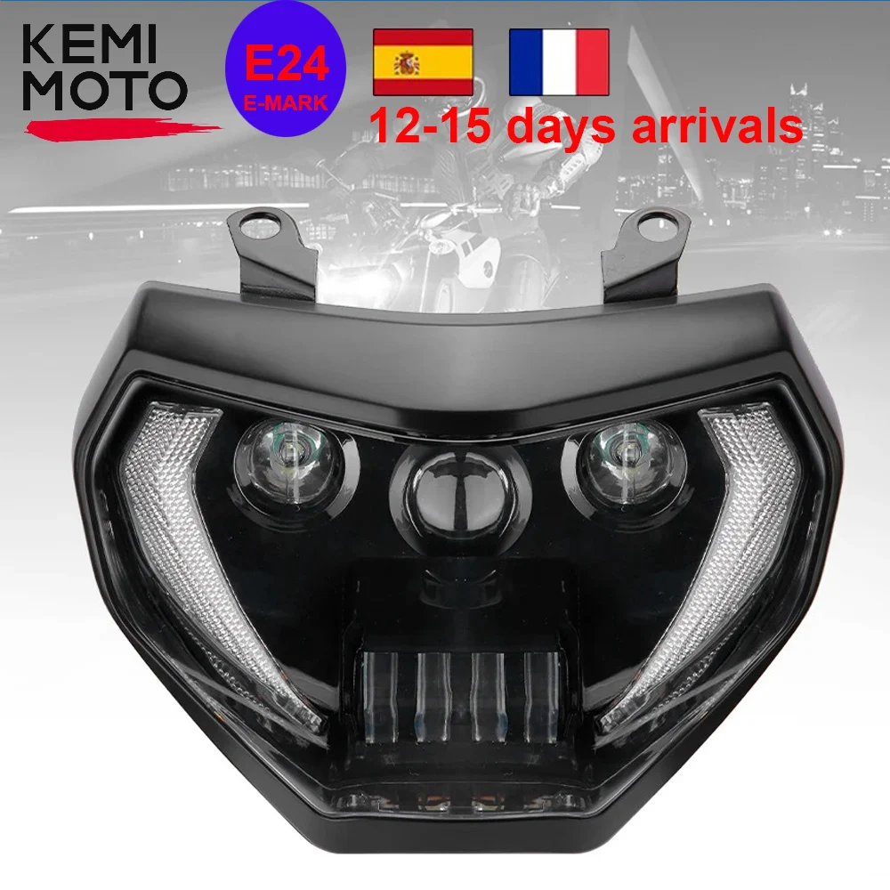 Фонарь MT07 MT09, светодиодная лампа с указателем поворота, фонарь FZ07 MT07 2018 2019 для фар YAMAHA MT09 FZ09 2014 2015 DRL MT-09