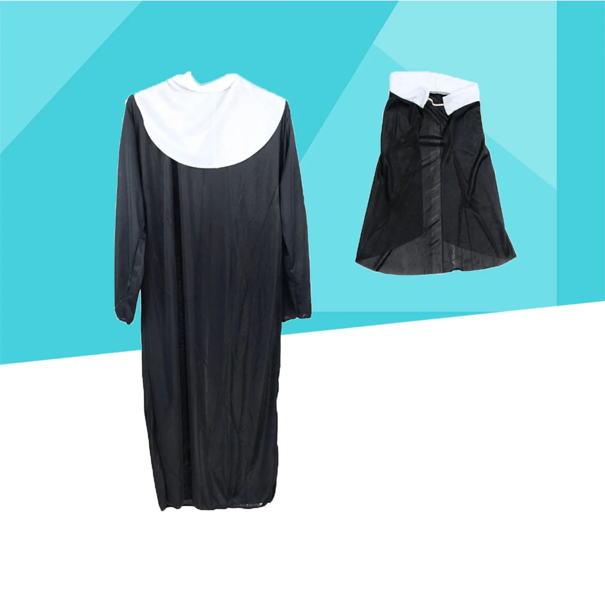 

Womens Nun Costume Skirt Black Priest Clothes Women’s Robes Women's Skirts