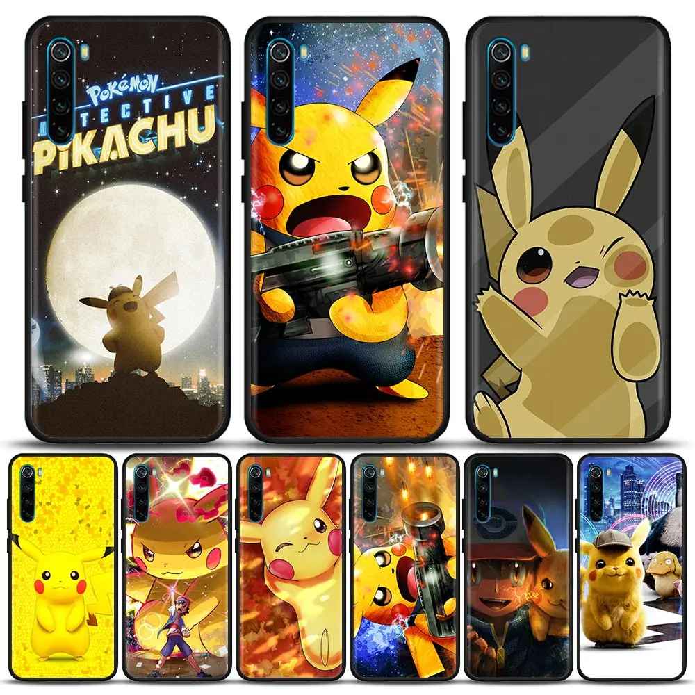 

Japanese Anime Manga Pikachu Silicone Phone Case For Xiaomi Redmi 9 9C NFC 9T 10 10C 6 7 8 A K40 K50 Pro Plus Soft Cover Cases