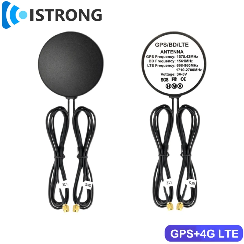GPS LTE 2-в-1 антенна адаптер для улицы водонепроницаемый 28dbi 4G Beidou автомобильный навигатор антенна Приемник SMA штекер для DTU Кабинета IOT