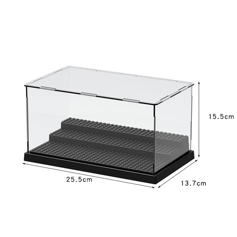 

2022 Compatible Acrylic Plastic Action figures Display Case Box Dustproof display box loz Building Blocks bricks Toys