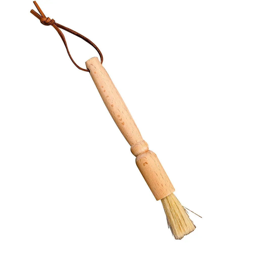 

Powder Cleaning Brush Grinder Cleaning Brush Beech Wood Bristles Brush High-end Log Coffee Cleaning Brush