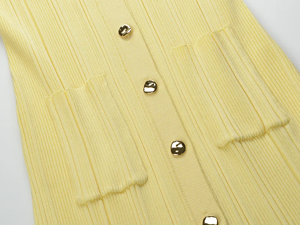 Женское трикотажное однобортное платье макси Элегантное Длинное однотонное с