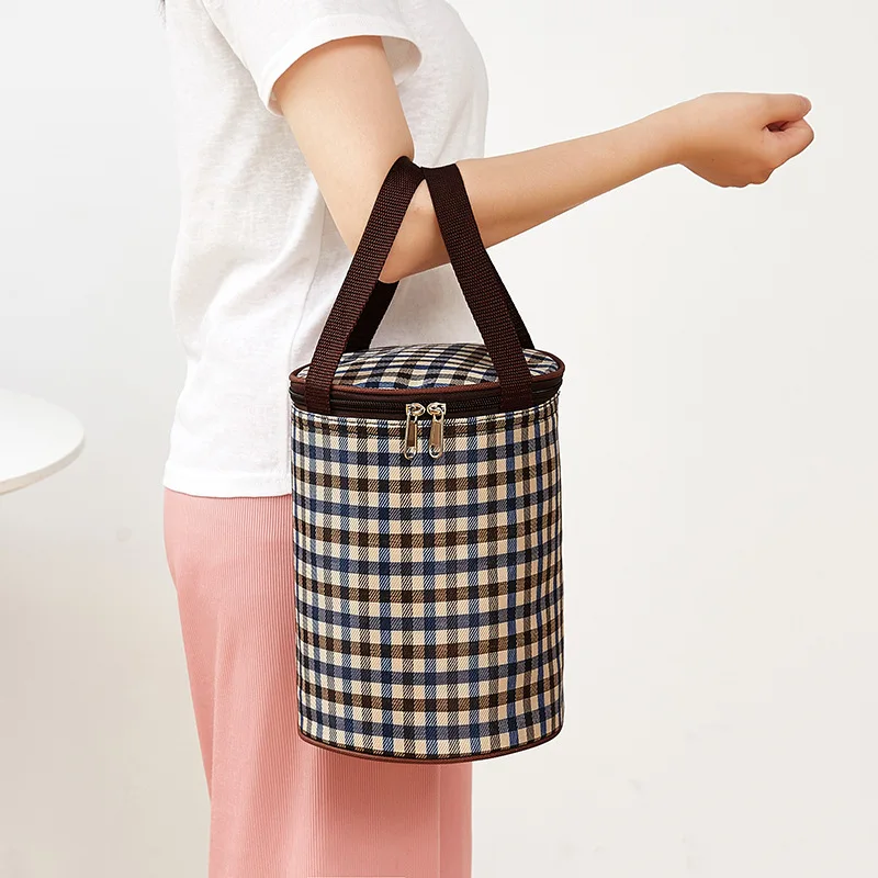 Детские сумки для обеда круглая сумка женщин утолщенные пикника