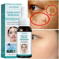 freckle whitening serum brighten fade dark spot removal pigment melanin corrector facial roughness skin products