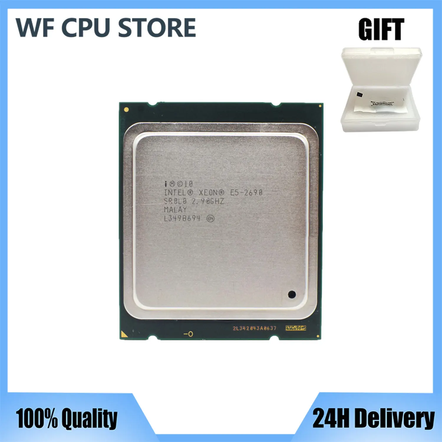 

Процессор Intel Xeon E5 2690 E5-2690 восемь ядер 2,9G SROL0 C2 LGA2011 CPU 100% Рабочий механизм процессор для настольного ПК сервера