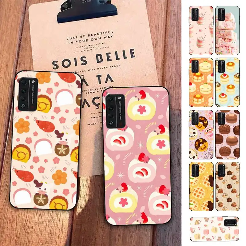 

Dessert food Phone Case for Huawei Honor 10 i 8X C 5A 20 9 10 30 lite pro Voew 10 20 V30