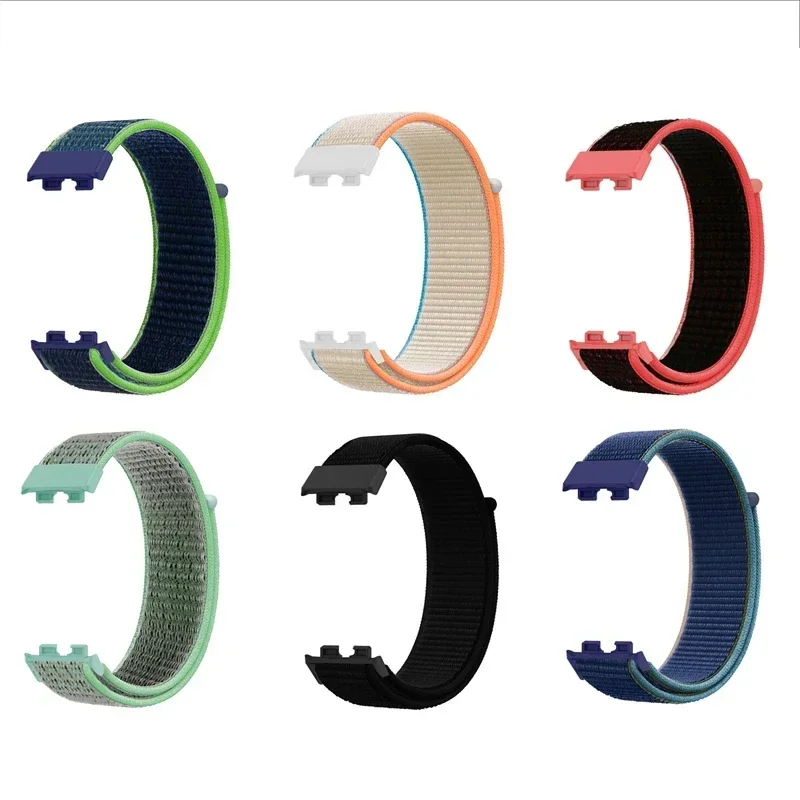 Фото Нейлоновый плетеный ремешок для Huawei Band 10/9/8/7: удобный, дышащий спортивный браслет-ремень для Huawei Band 10/9, аксессуары Correa №3