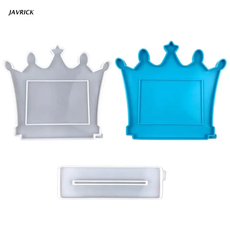 

Crown Shape Photo Frame Epoxy Mold for DIY Craft Resin Decorative Craft Jewelry Making Molds Silicone Mould Ornaments