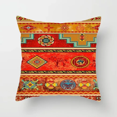 45x45cm Moroccan Style Pillow Cover Indian Bohemian Pillow Case Light Throw Pillows Living Room Sofa Bedroom Cushion Cover images - 6