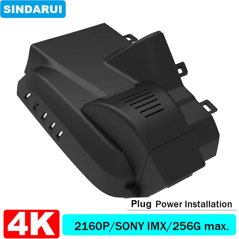 4K HD 2160P Easy Installation Car DVR Wifi Dash cam Video Recorder For GEELY Atlas PRO/STAR ZONE 2020 2021 2022 USB Port