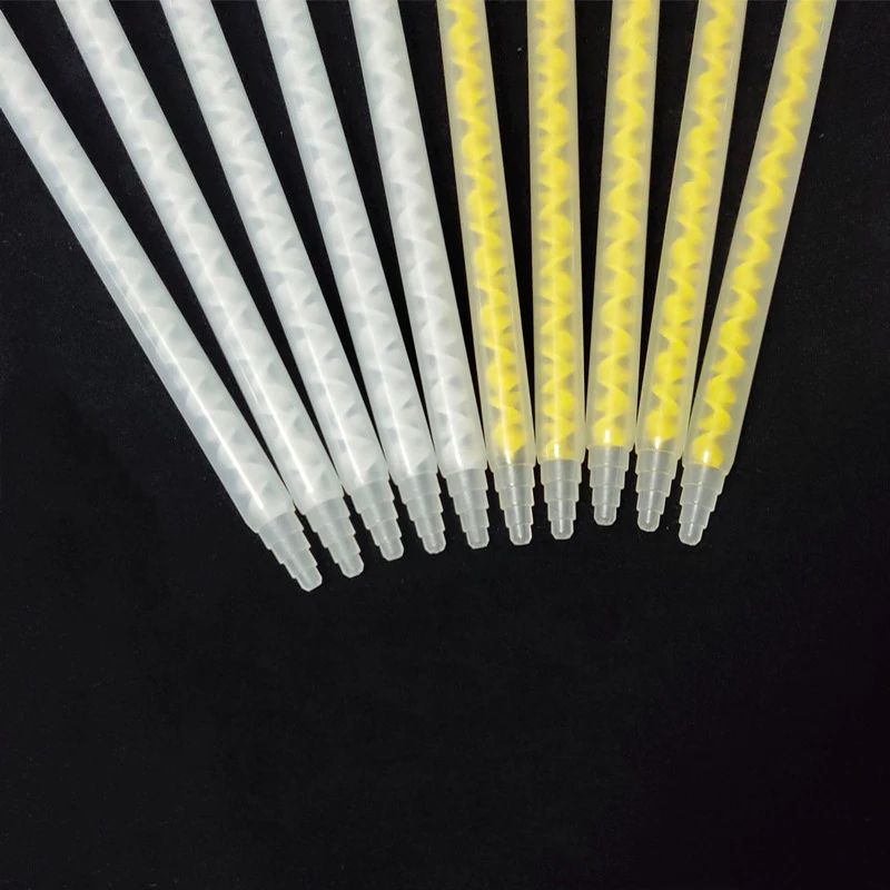 Пластиковый полимерный статический миксер PMF/FMC6-24 колокольчик с резьбой 24