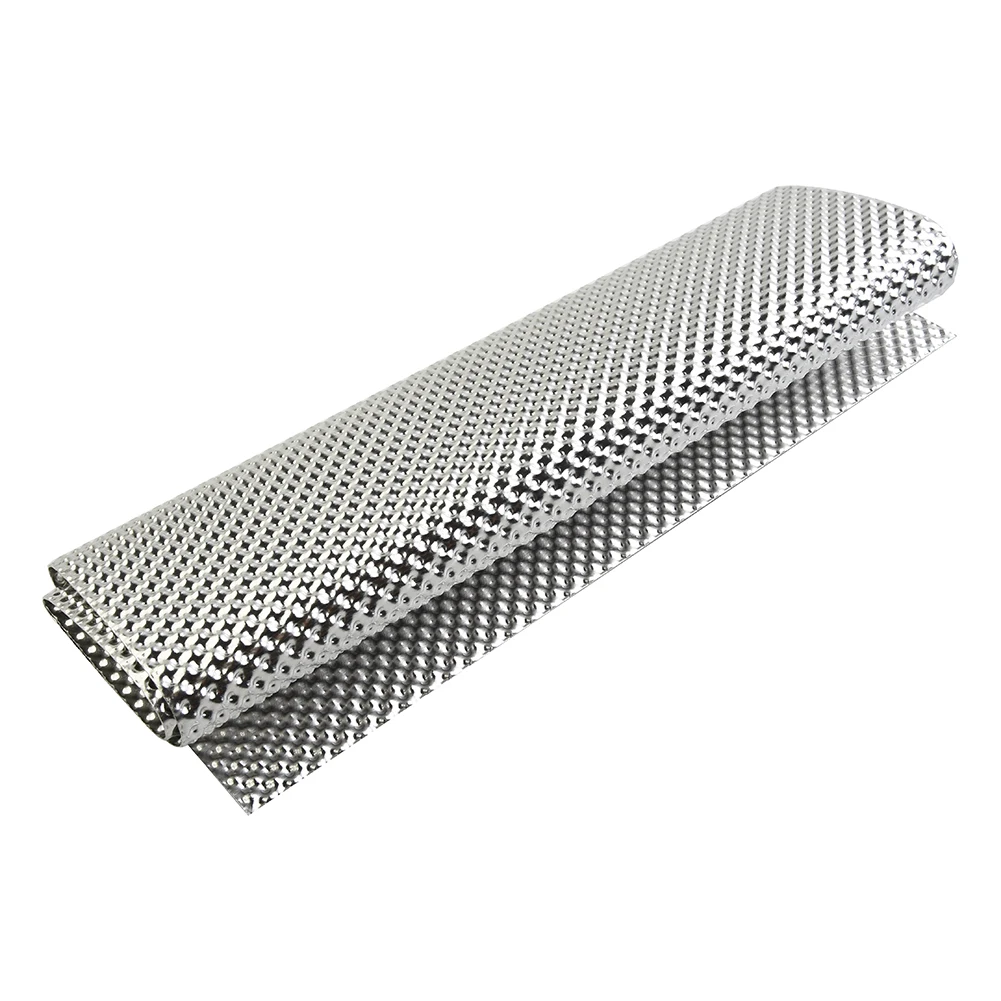 

1pc Embossed Aluminum Heat Shield 300mm X 500mm Turbo Manifold Exhausts Electrical Aluminum Heat Shield Insulation Fittings