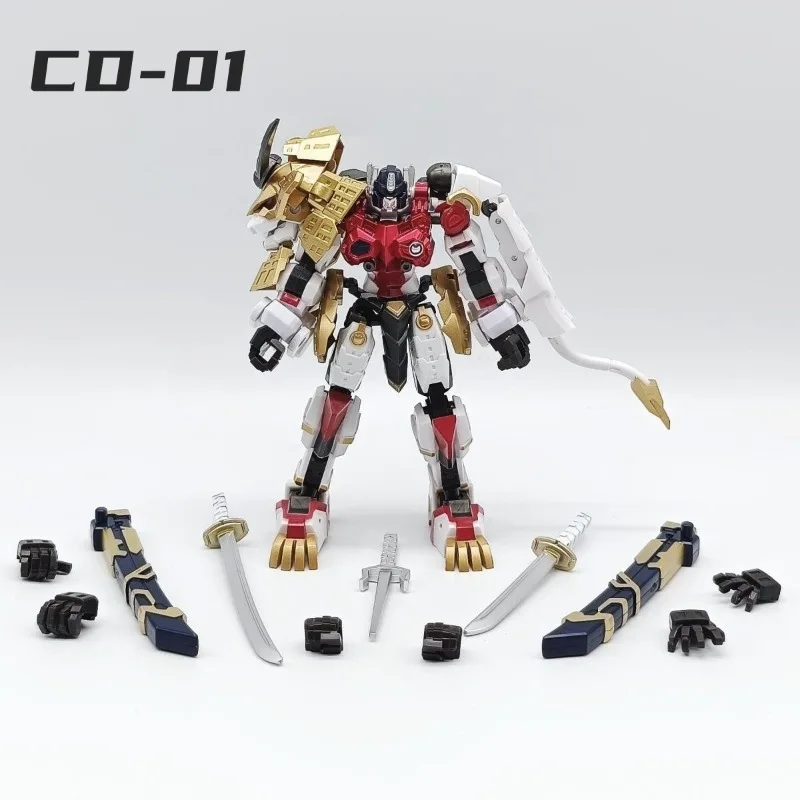 

【IN STOCK】Transformation CD-01 CD01 White LION FACE OP COMMANDER Lio Convoy Action Figure Toys