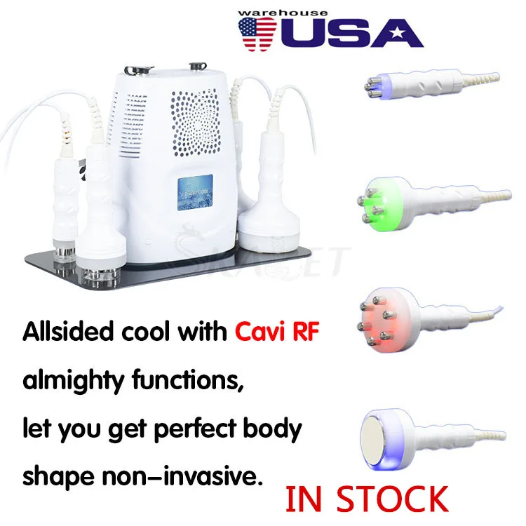 

4 In 1 Cavitation Face Firming Skin Lifting RF Vacuum Cool Slimming Device