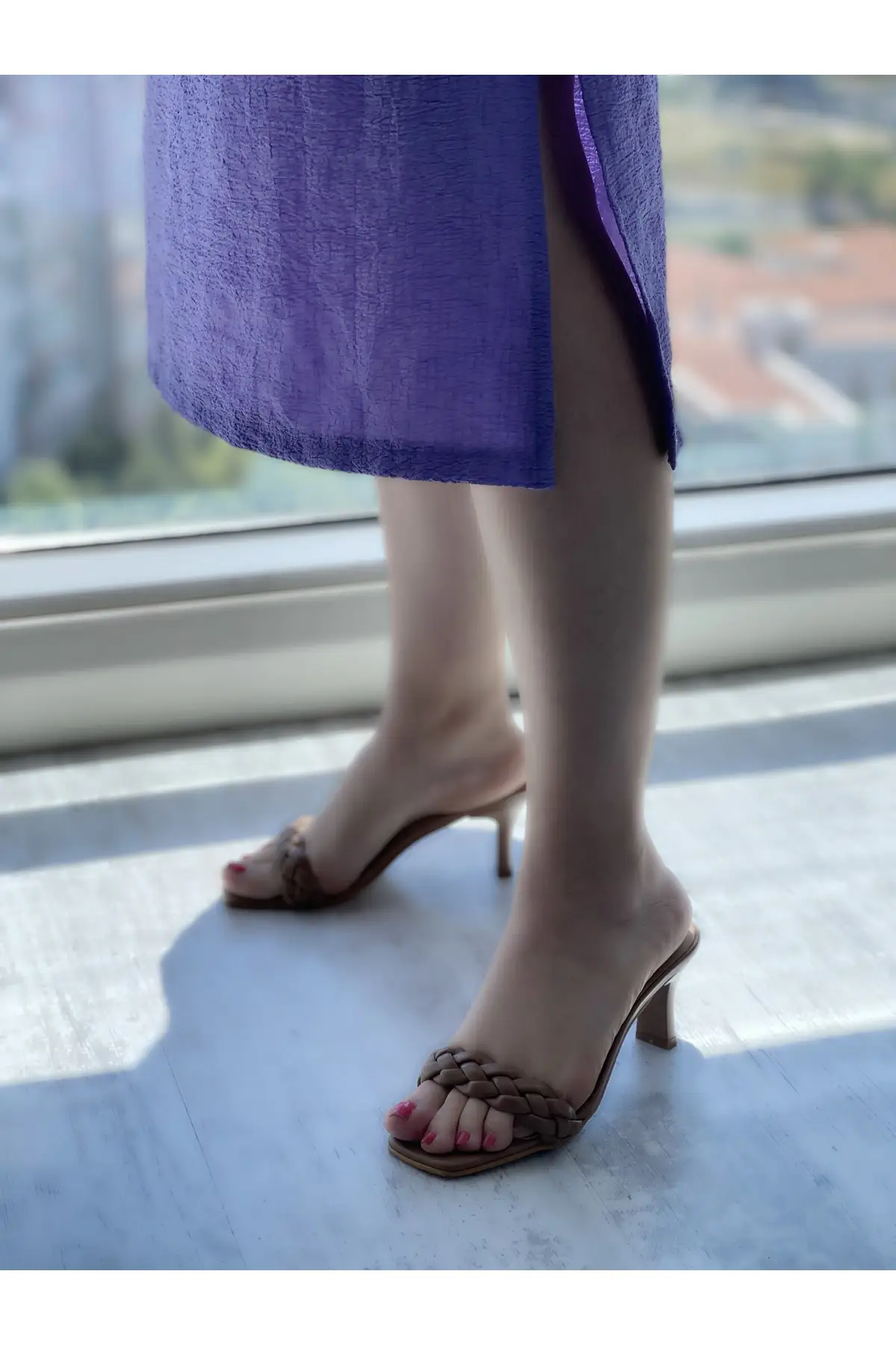 

Hera knit detail women slippers