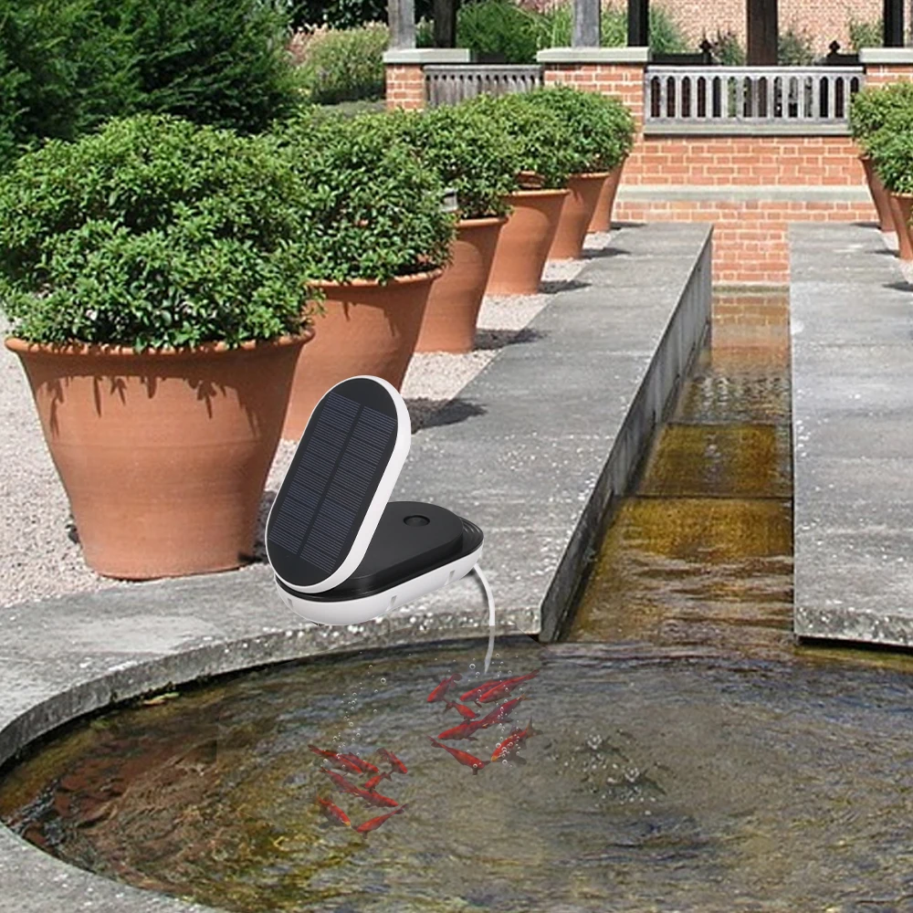 Кислородный насос на солнечной энергии для аквариумов и прудов воздушный