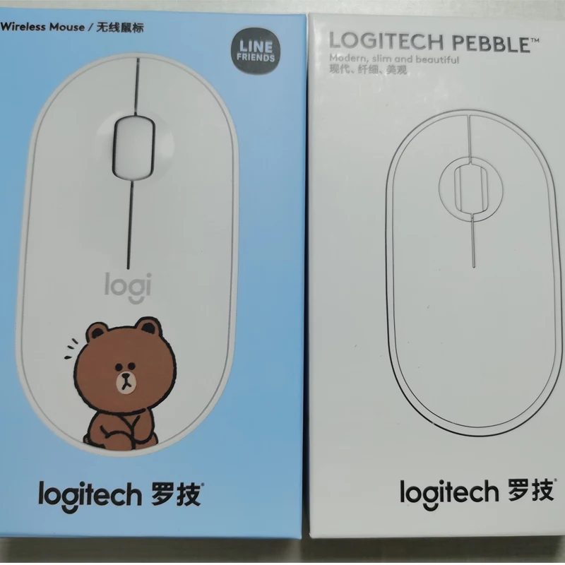 Logitech Беспроводная тонкая мышь Pebble (например M350) 1000DPI Высокоточный оптический