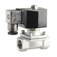 2n stainless steel dn25 1 direct acting normally close solenoid valve