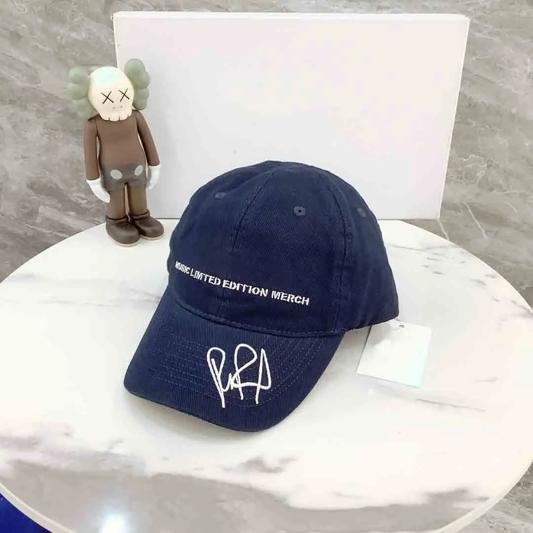 

2022ss Top Quality Luxury Signature Logo Embroidery Women Men Casual Caps Hats Men Baseball Caps Unisex Accessories Adjustable