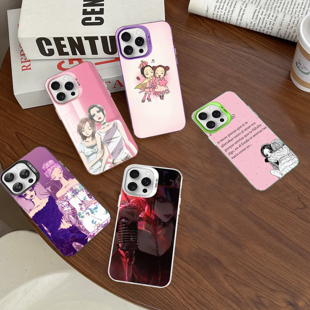 Чехол для телефона Nana X Hachi iPhone 16 15 14 13 12 11 Pro Max XR XSMAX 8 7 Plus матовая противоударная