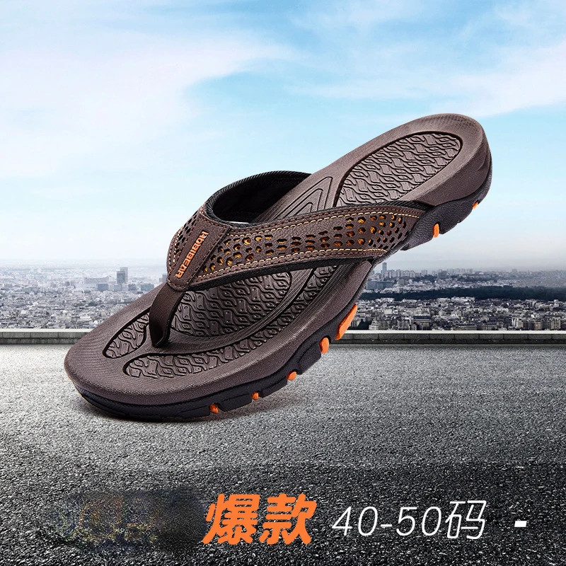 

Flip Flops Men's 23 Summer Outdoor Beach Men Slippers Mens Shoes Slides Shoes Men Size 40-50 Comfortable Current