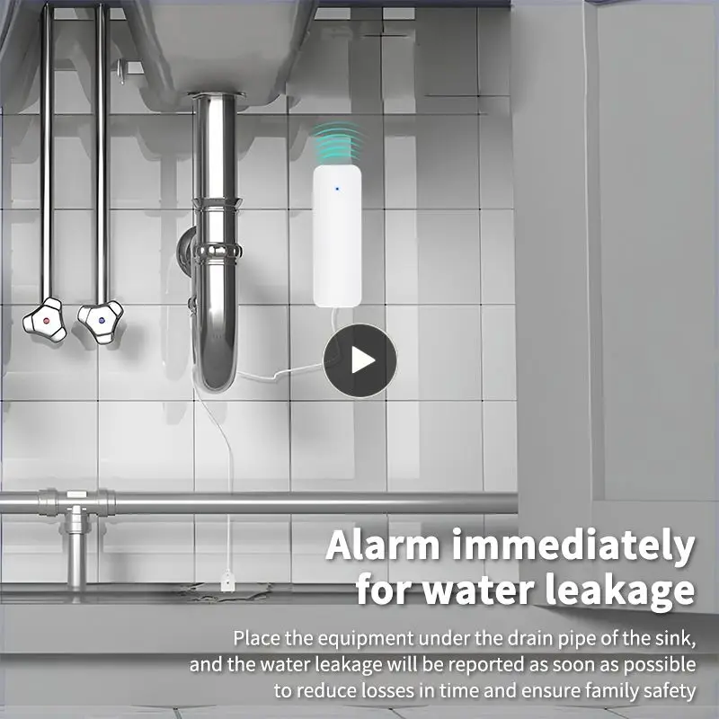 

Tuya Smart Water Leak Alarm Smart Life Water Flood Detector Zigbee Verflow And Full Water Sensor App Push Home Security System