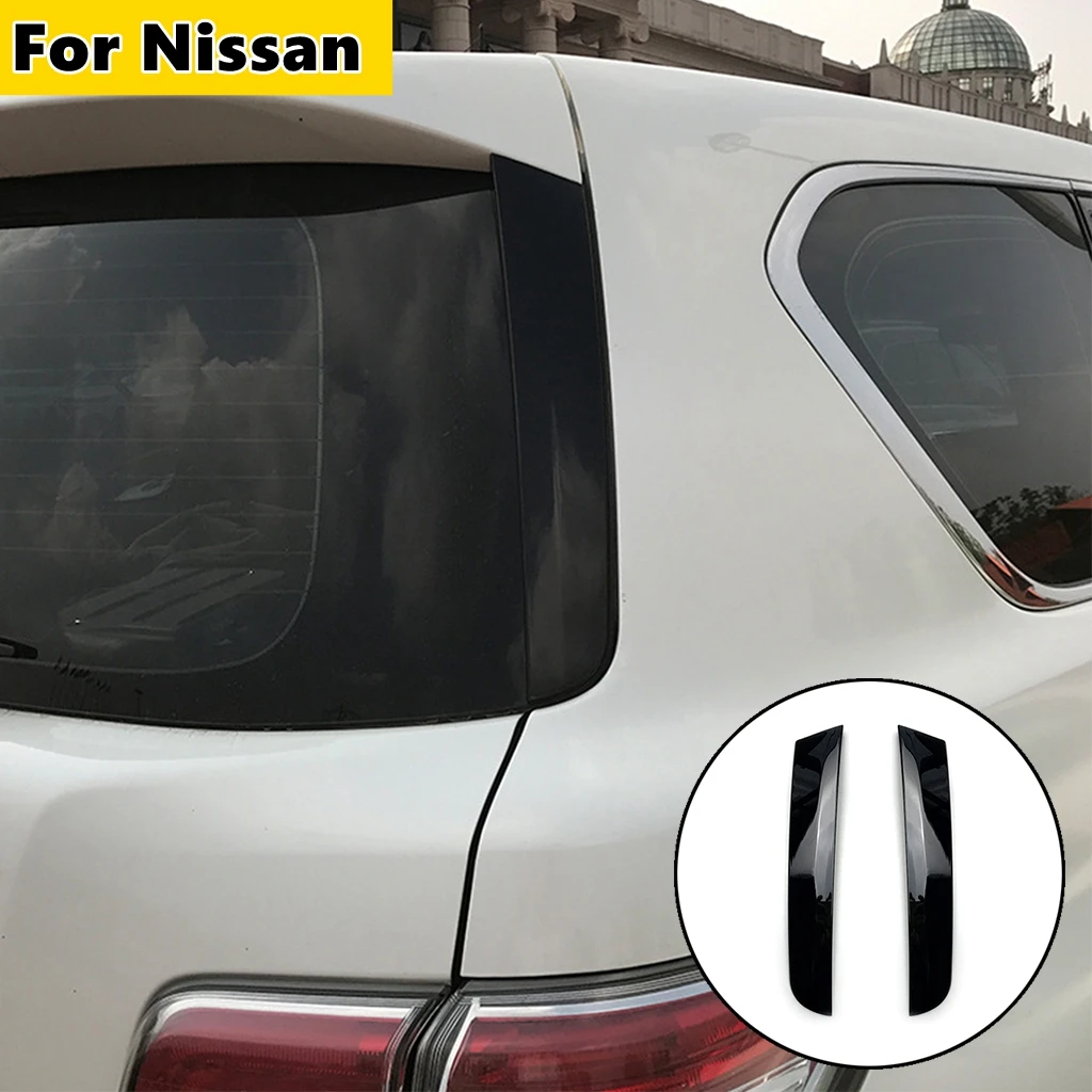 

2 шт., автомобильный спойлер для заднего стекла, для Nissan патруль Y62 2010 2011 2012 2013 2014 2015 2016 2017 2018